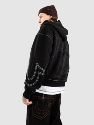 True Religion Cinched Big T Zip Hoodie - buy now | ID-769807